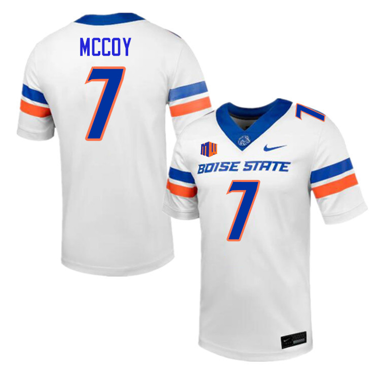 A'Marion McCoy Jersey, Boise State Broncos #7 A'Marion McCoy Football Jersey College Uniforms-White A'Marion McCoy Jersey, Boise State Broncos #7 A'Marion McCoy Football Jersey College Uniforms-White